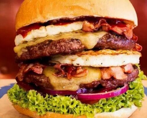 hamburger kao junk food za potenciju